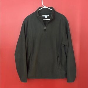 Amazon Essentials Forest Green Fleece Pullover